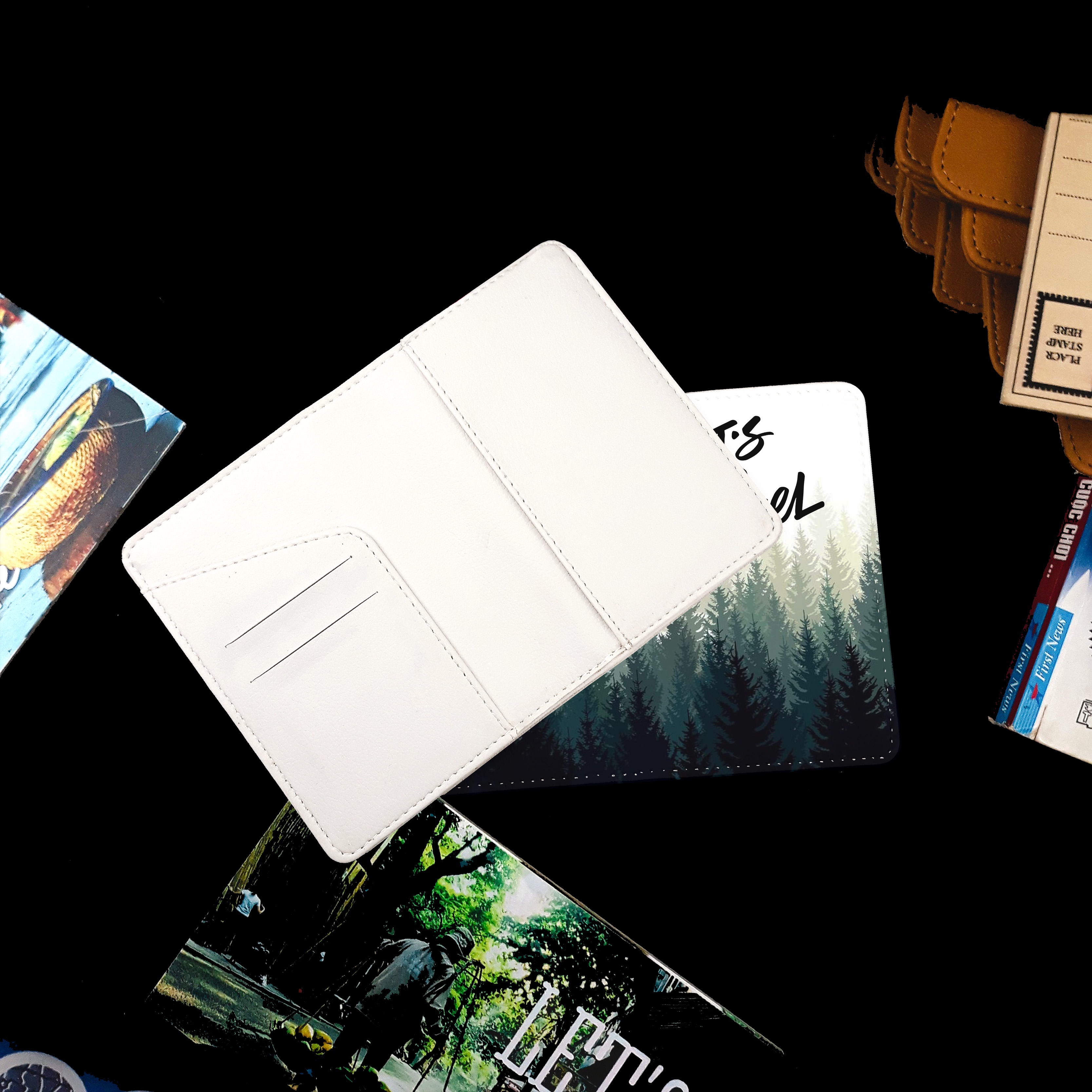 Ví Passport Du Lịch LET'S GO TRAVEL - Bao Da Hộ Chiếu Độc Đáo - PPT029