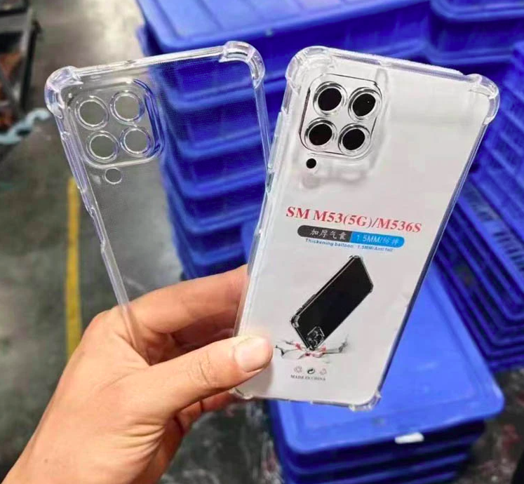 Ốp lưng dành cho Samsung Galaxy M53 dẻo trong chống sốc bảo vệ camera