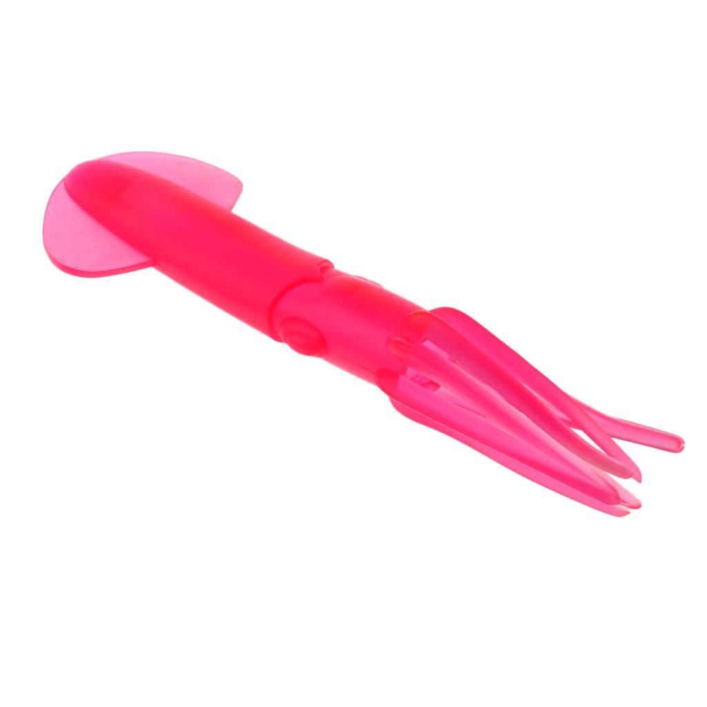 22cm Squid Skirt Artificial Soft Fishing Red