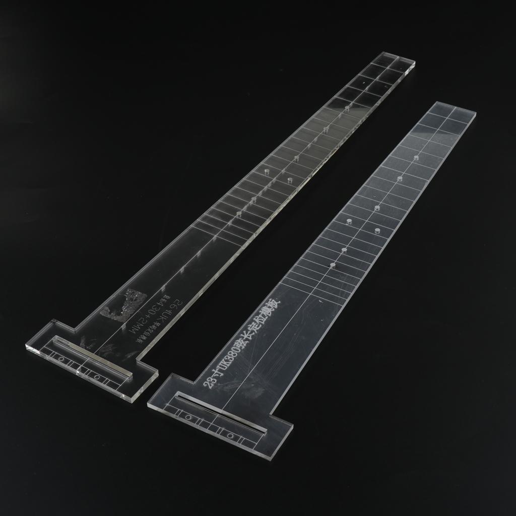 23'' Guitar Fingerboard Fretboard Bridge Positioning Marking Template