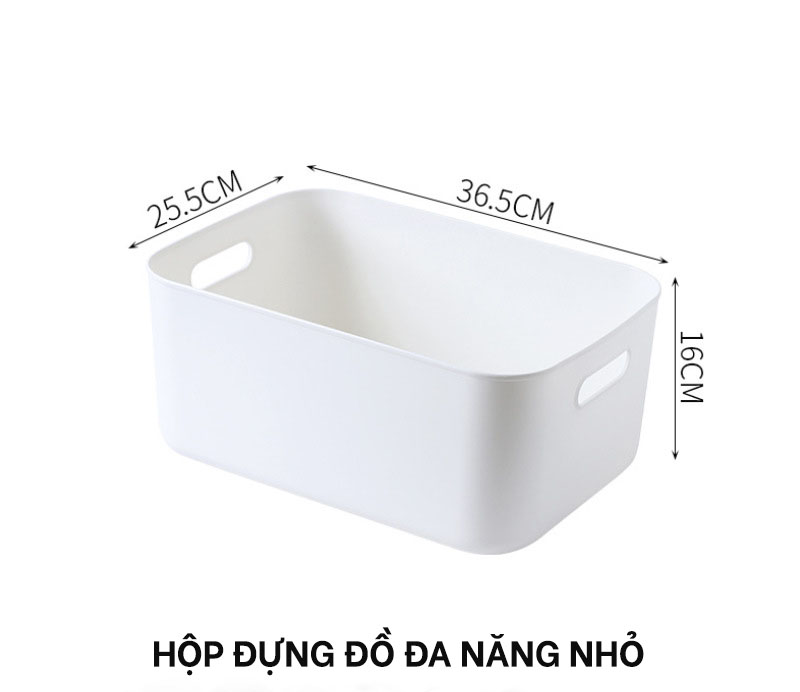 Hộp Đựng Đồ Đa Năng Có Nắp Đậy Chống Bụi, Thiết Kế Phong Cách Nhật Sang Trọng, Tinh Tế-Có Thể Dùng Nắp Để Dựng Đồ Vật Khác