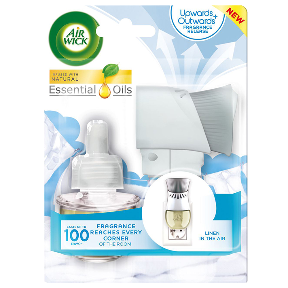 Bộ khuếch tán tinh dầu tự động Air Wick Linen In The Air 19ml QT04988 - hương táo xanh