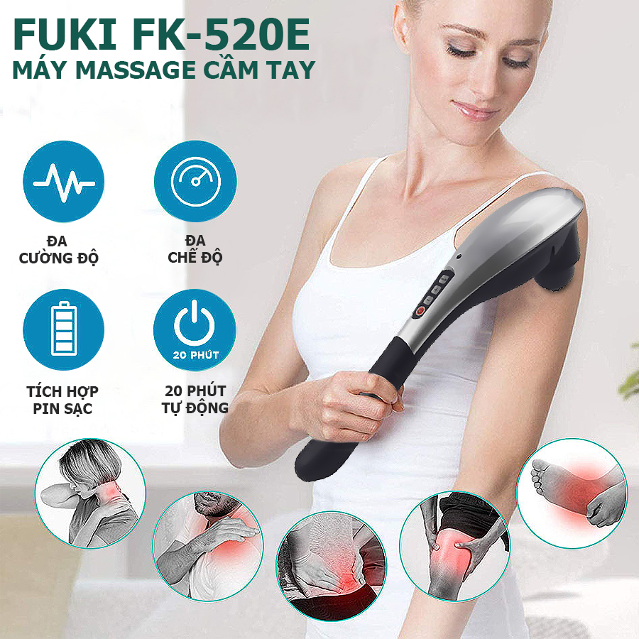 Máy mát xa cầm tay Fuki Japan FK-520E (Pin sạc)