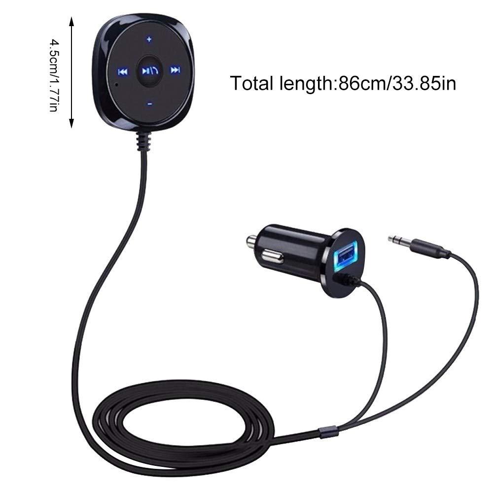 Bàn tay Bluetooth -Hệ thống miễn phí, Người nhận Bluetooth BC20 Tay xe cơ giới -Bộ dụng cụ xe hơi Bluetooth không có bộ sạc USB