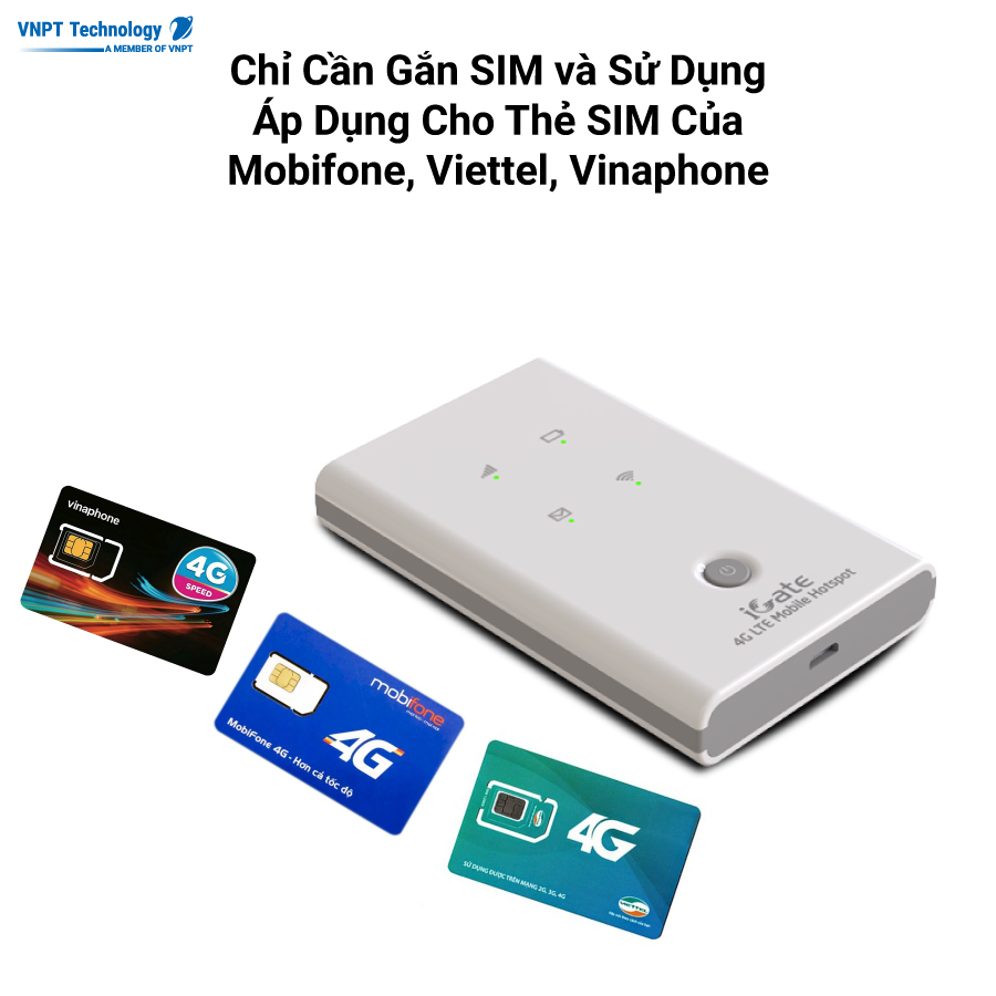 Phát WIFI 4G MIFI MINI - Hàng chính hãng VNPT