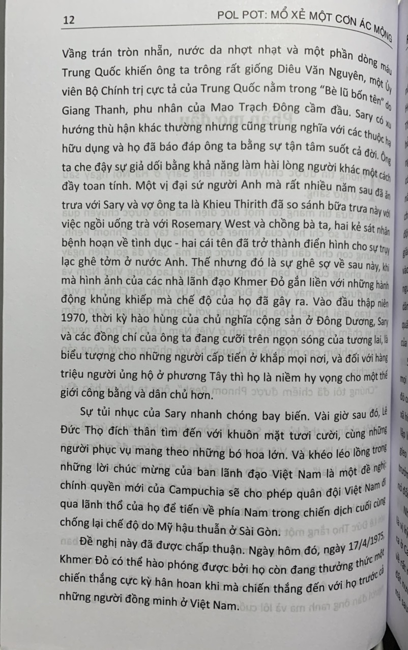 PoLPot Mổ Xẻ Một Cơn Ác Mộng (Sách tham khảo, xuất bản lần thứ hai)