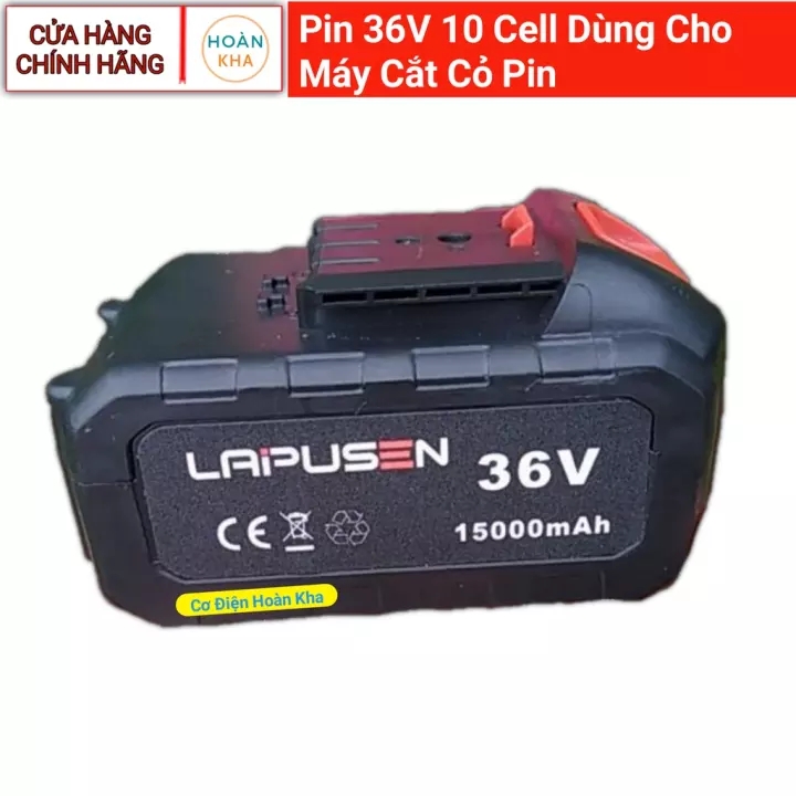 Pin 36V, 10 cell máy cắt cỏ pin