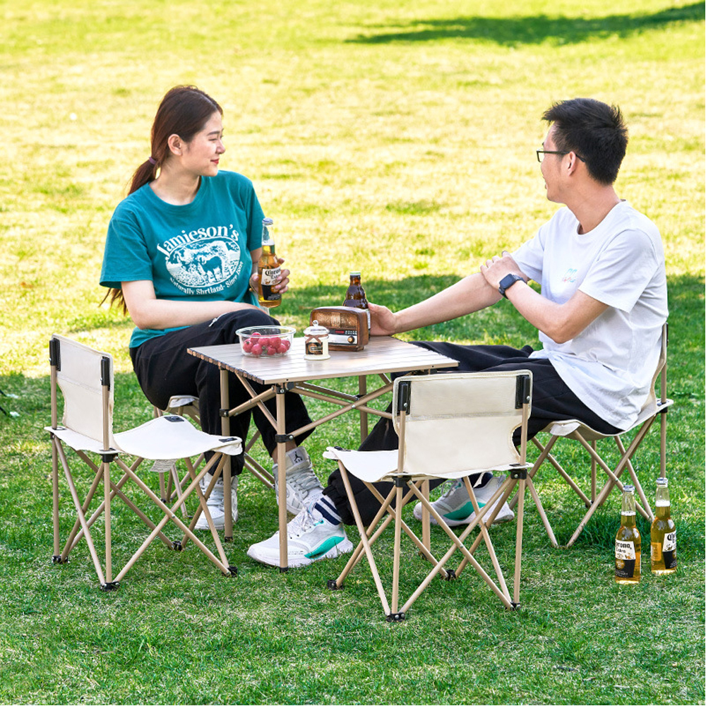 Bàn Dã Ngoại Xếp Gọn KUNBE Phù Hợp Đi Cắm Trại Du Lịch Phượt Picnic Câu Cá