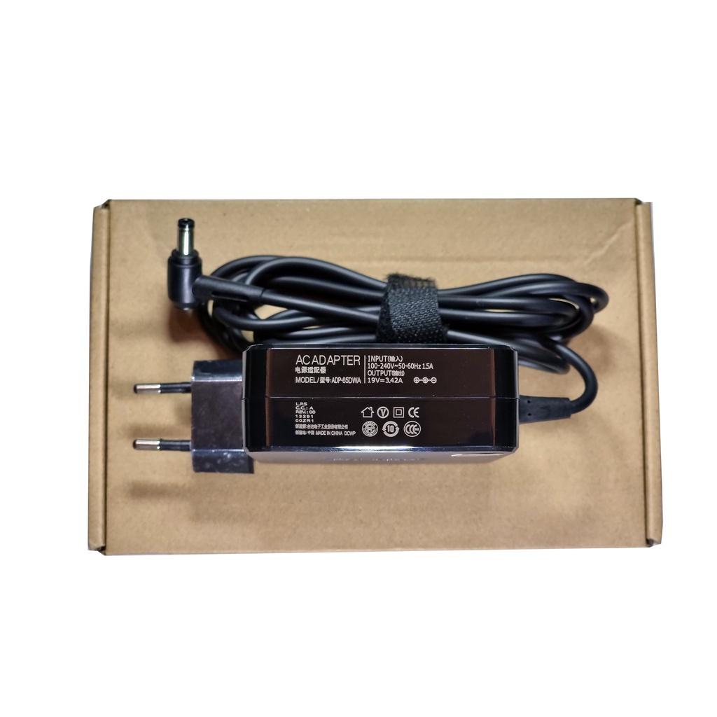 Sạc Tương Thích Cho Laptop Asus 19V-3.42A - Vuông - Chân Nhỏ 65W - Hàng Nhập Khẩu New Seal TEEMO PC TEAC244