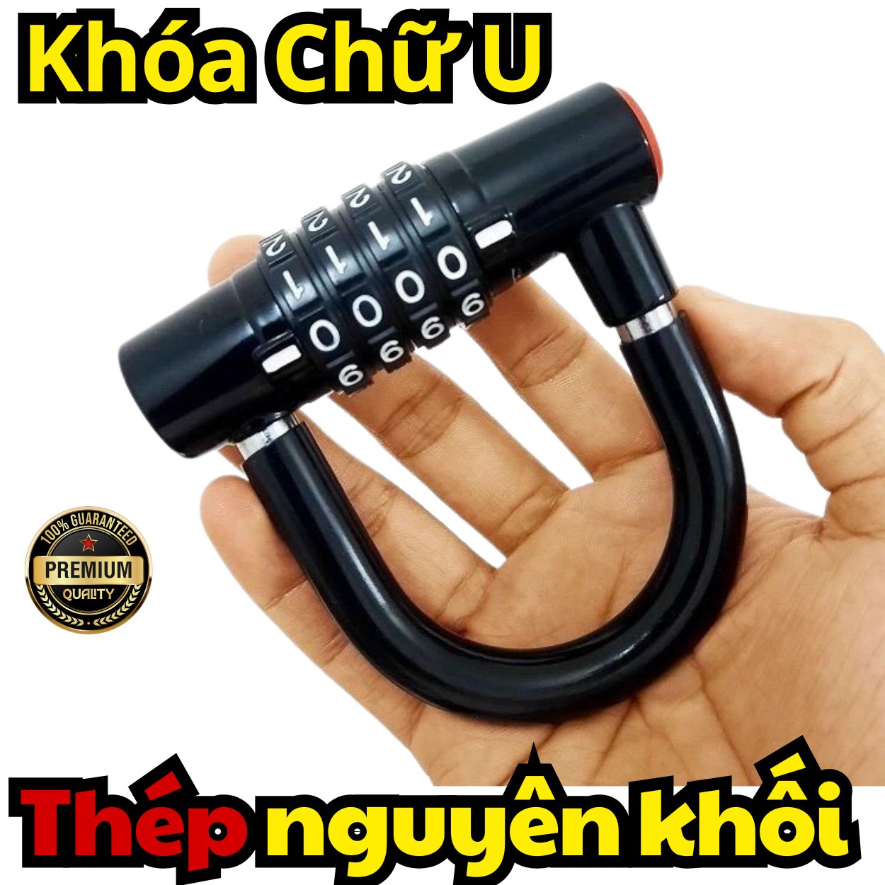 Ổ Khoá Mật Mã 4 Số Chữ U Mini D Danido – Chống Trộm Hiệu Quả, Bảo Mật Cao, Thay Đổi Mật Khẩu Linh Hoạt