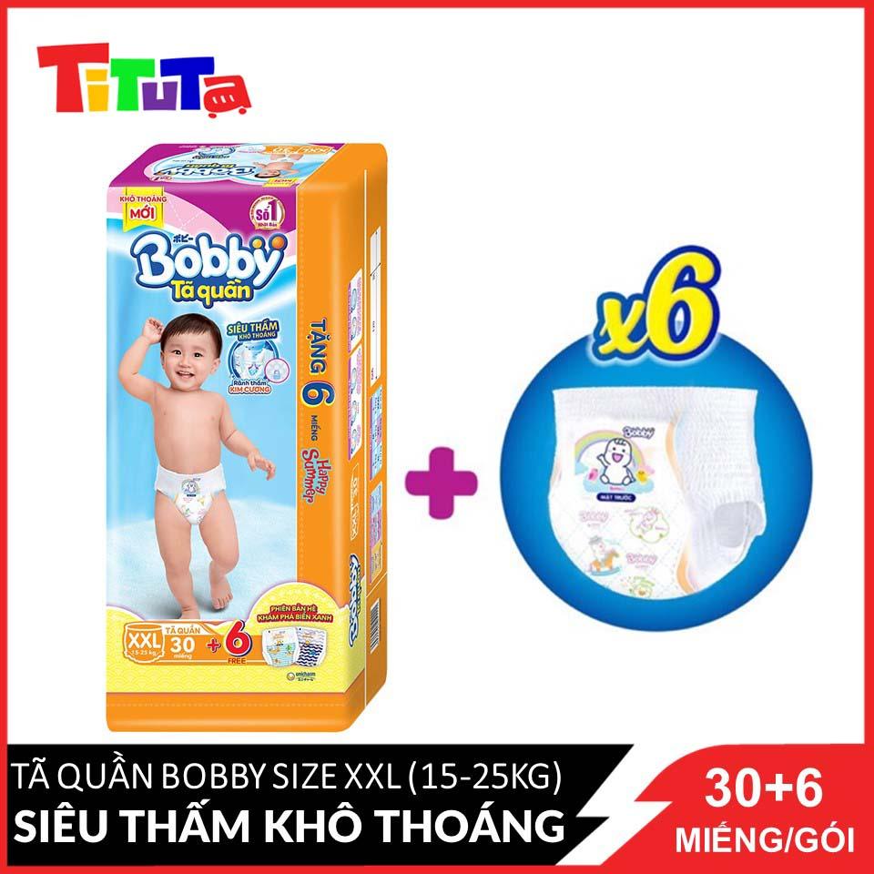 Tã quần Bobby Siêu thoáng XXL30