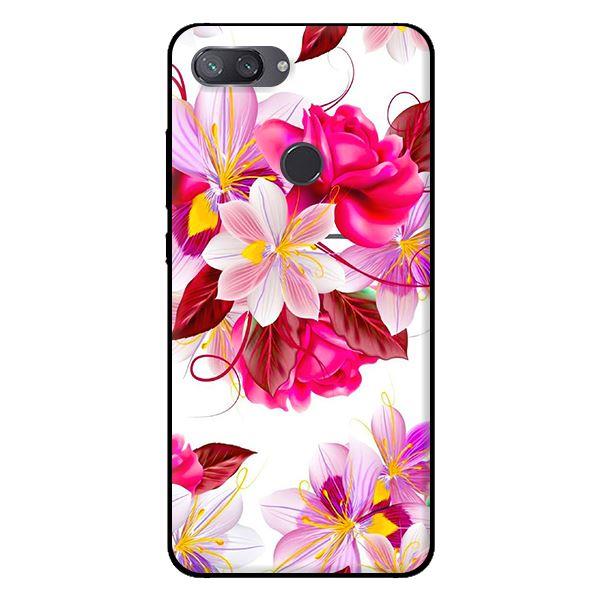 Ốp lưng in cho Xiaomi Mi 8 Lite mẫu Hoa Hồng - Hàng chính hãng