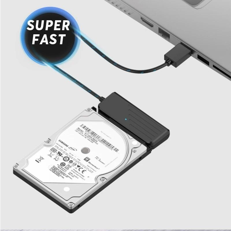 Adapter Chuyển Đổi Ổ Cứng SATA Sang USB 3.0 Cho Laptop 5 Gbps Giao Diện USB2.0