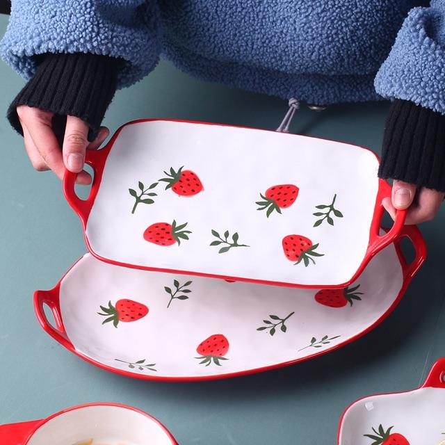 Bộ Khay Bát Bằng Gốm Phong Cách Bắc Âu Dùng Trong Gia Đình