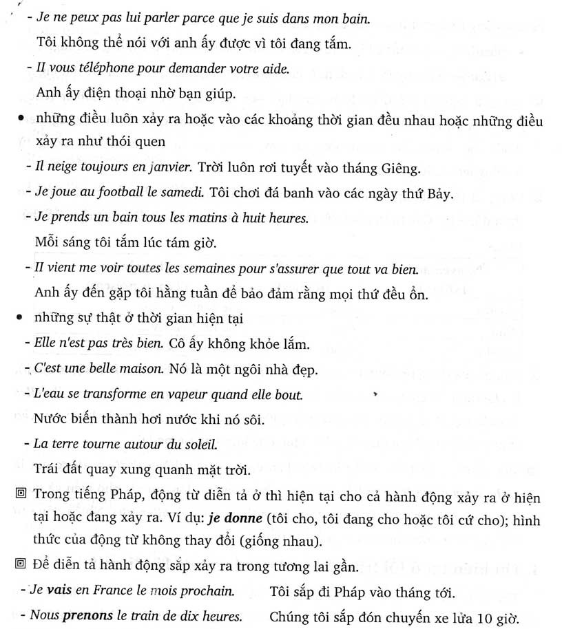 Sử Dụng Động Từ Tiếng Pháp