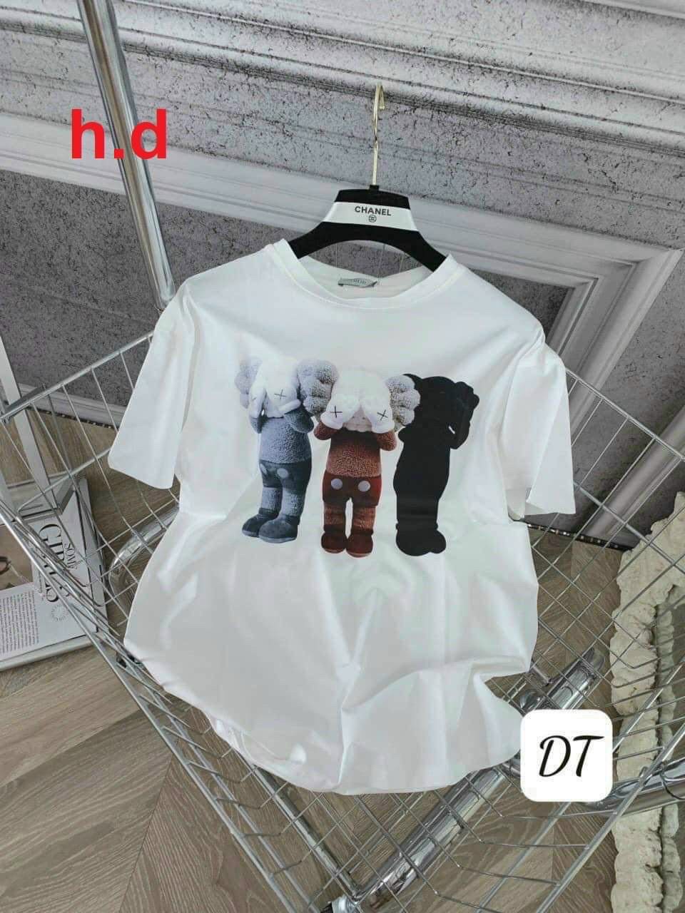 Áo phông nam nữ dáng thụng chất cotton mềm mịn