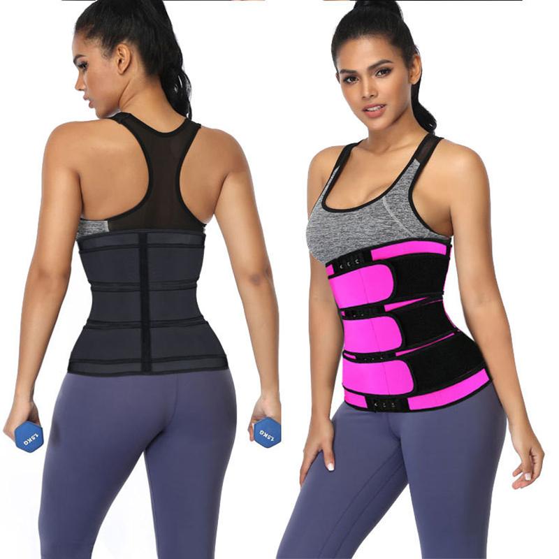 Shaperwear Eo Huấn Luyện Fajas Nữ Mồ Hôi Dây Tập Toàn Thân Áo Giảm Béo Định Hình Đường Cong Uốn Tập Luyện Thể Hình Vỏ Bọc Viền