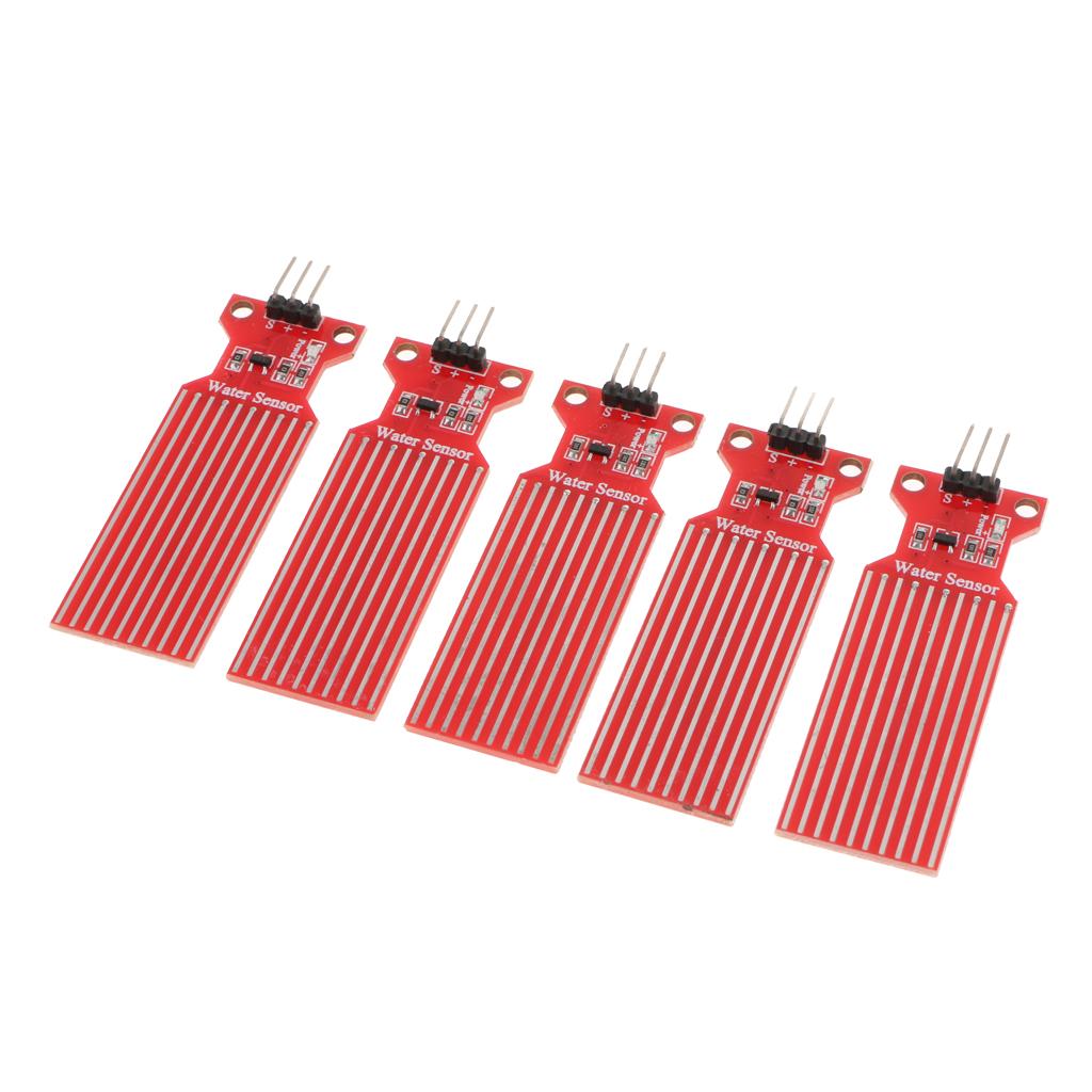 5 Miếng Nước Mưa Cảm Biến Mức Chất Lỏng Cảm Biến Phát Hiện Cho Arduino