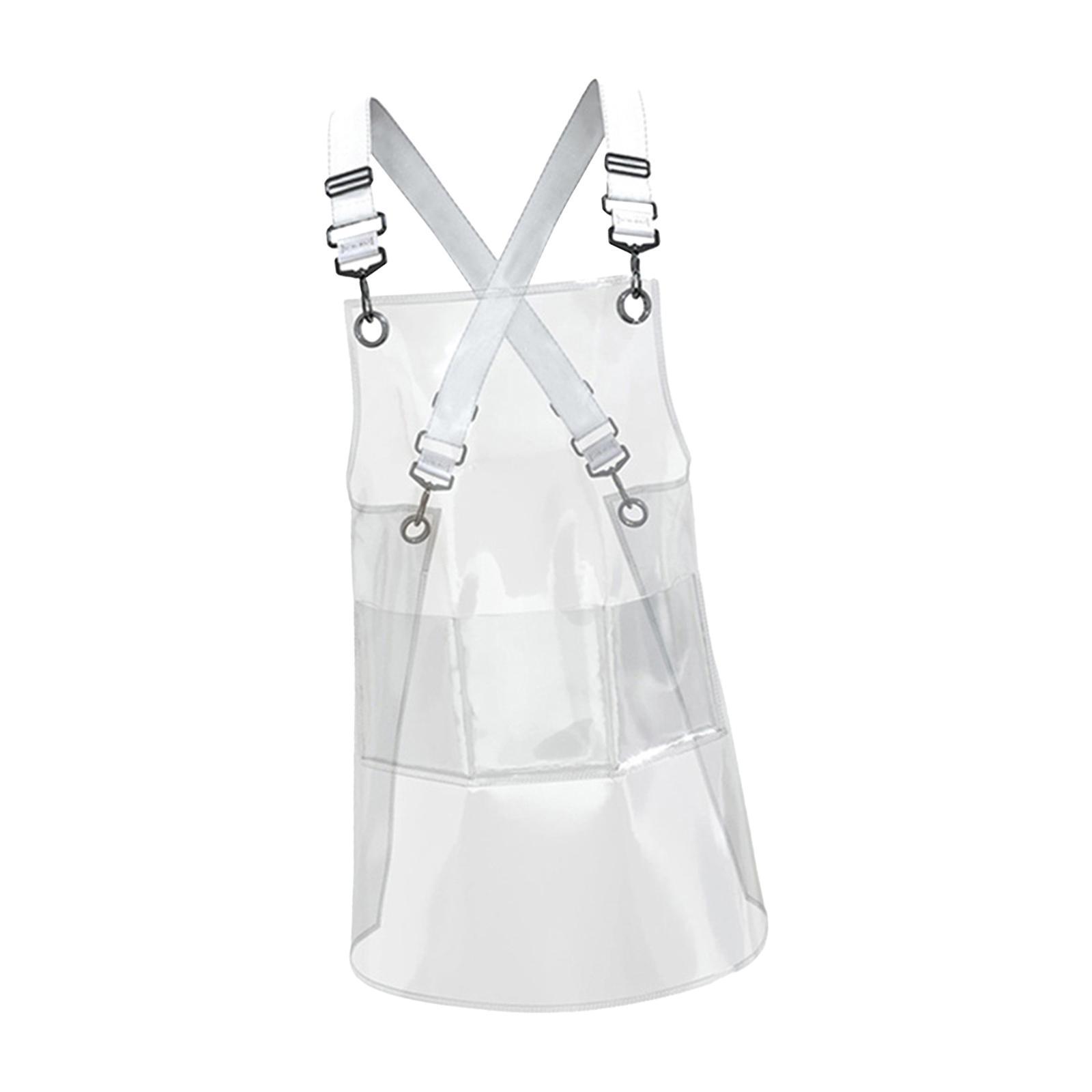 Transparent Apron BBQ Chef Apron Gardening Grilling Baking Apron Paint Apron