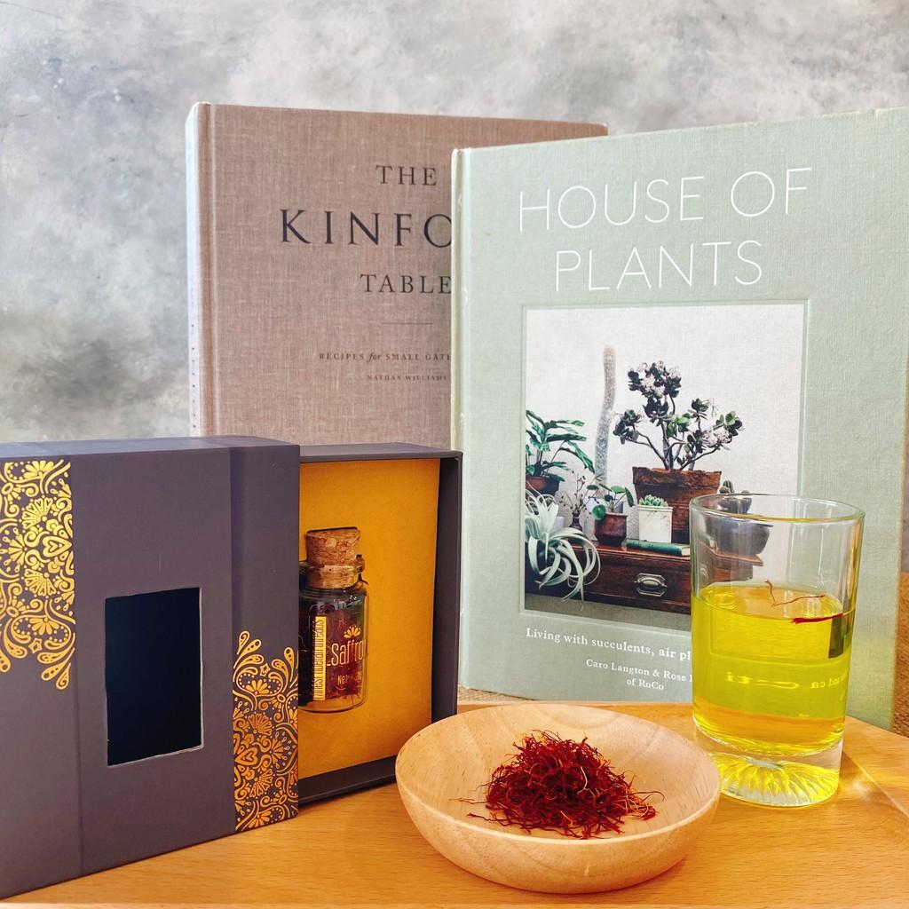 Nhụy Hoa Nghệ Tây Saffron từ Tây Tạng với hũ thuỷ tinh nhỏ tiện dụng 1g & 2g
