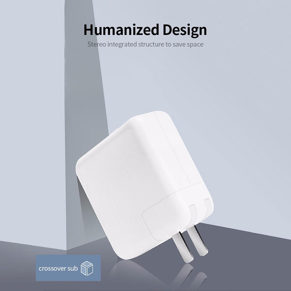 Bộ đổi nguồn máy tính xách tay 61W Type-C và USB-C không có cáp Type-C