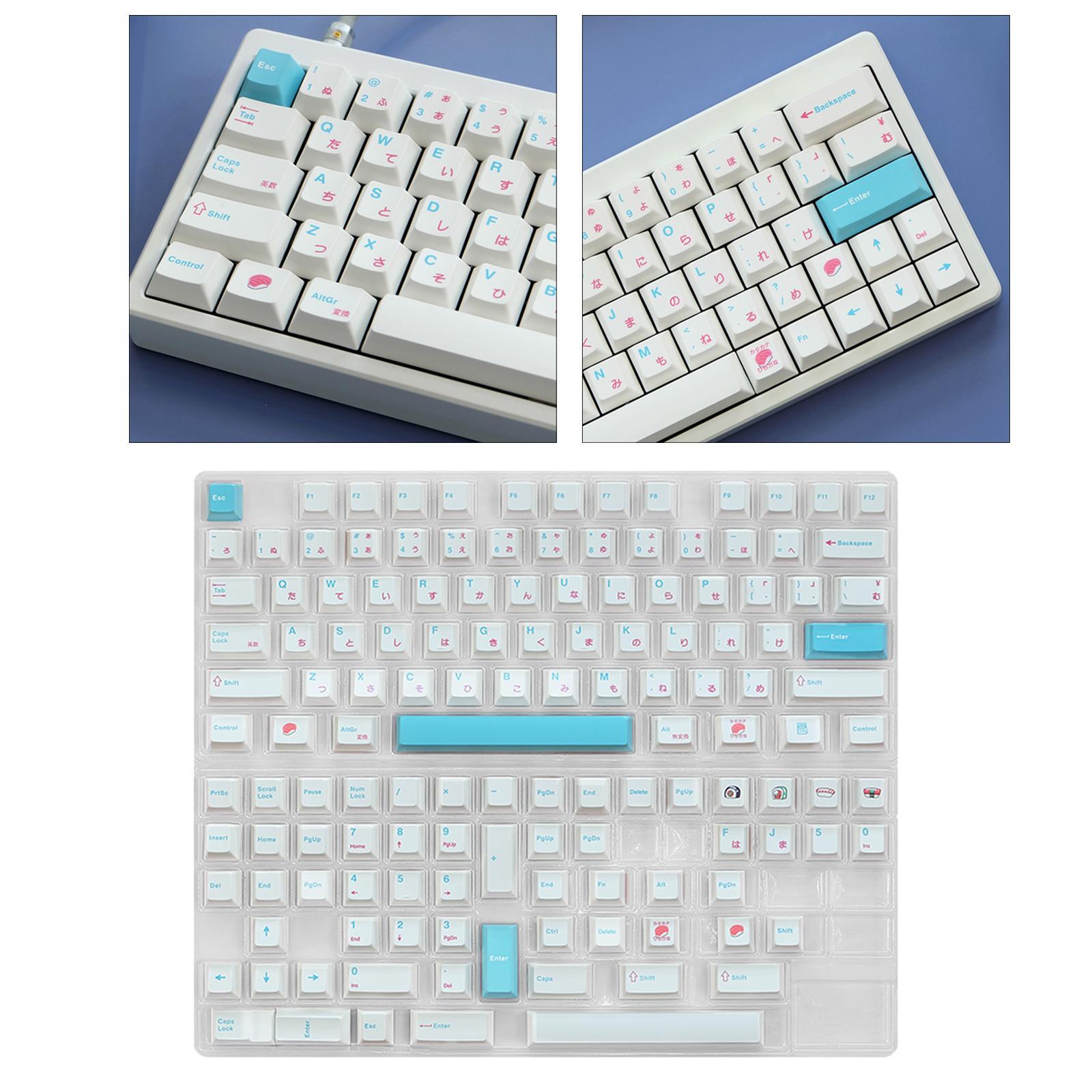 135 Keys PBT Japanese for XDA Profile for Gaming Mechanical Keyboard
