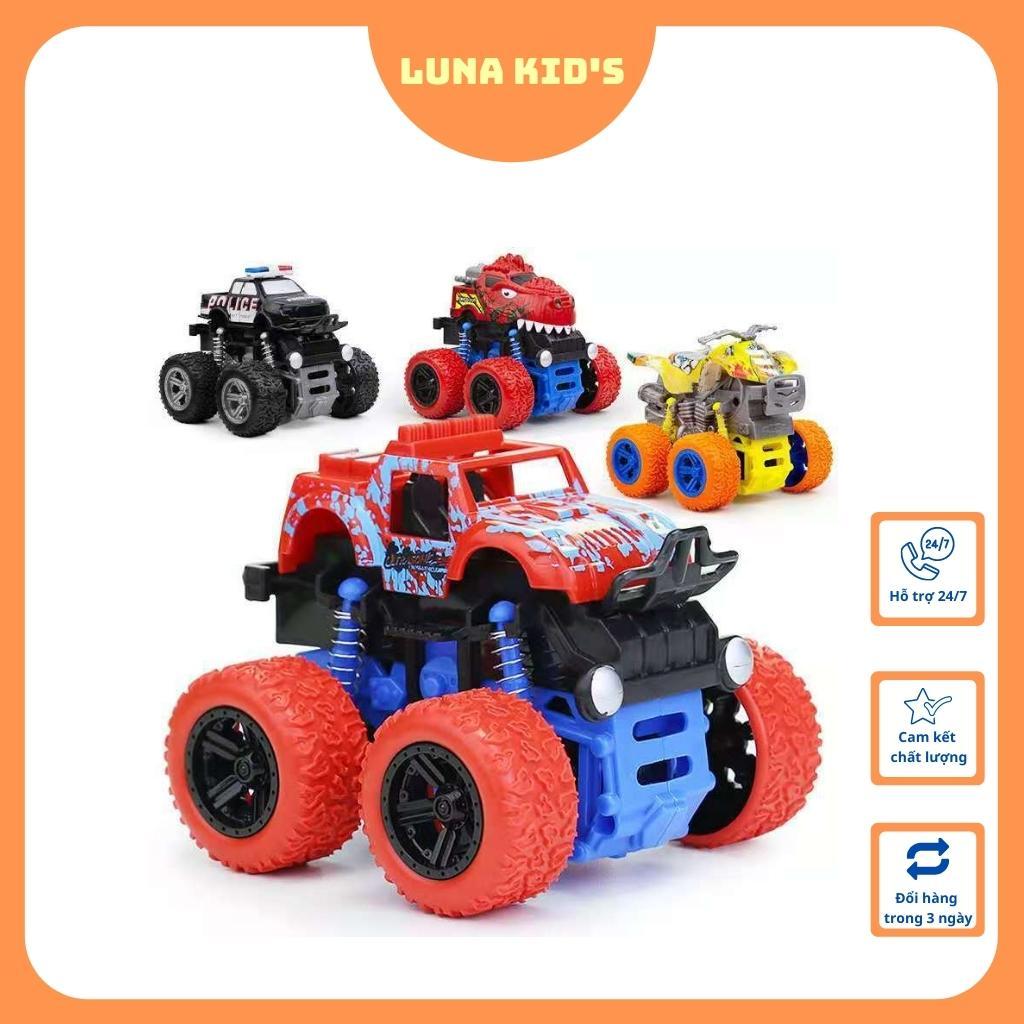 Ô Tô Đồ Chơi Xe Địa Hình Bánh Đà Luna Kid's Cho Trẻ Em Nhào Lộn 360 Độ Chạy Cực Mạnh Bằng Nhựa An Toàn Cho Bé Yêu