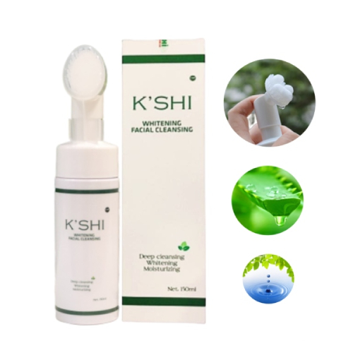 Sữa Rửa Mặt K'shi Có Đầu Cọ Massage Tạo Bọt, Làm Sạch Sâu Bụi Bẩn Bã Nhờn Ngăn Ngừa Mụn, Dưỡng ẩm Trắng Sáng Da Kshi