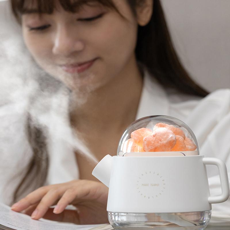Pha Lê Aromatheraphy Máy Phun Sương Tạo Độ Ẩm USB Không Dây Tinh Máy Khuếch Tán Tinh Dầu Mini Không Humidificador Với Bầu Không Khí Đèn Cho Gia Đình