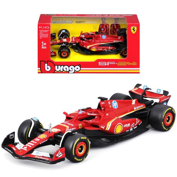 Đồ Chơi Mô Hình Xe Đua F1 1:43 Ferrari Racing-SF-24 (2024) - Bburago 16/18-36844