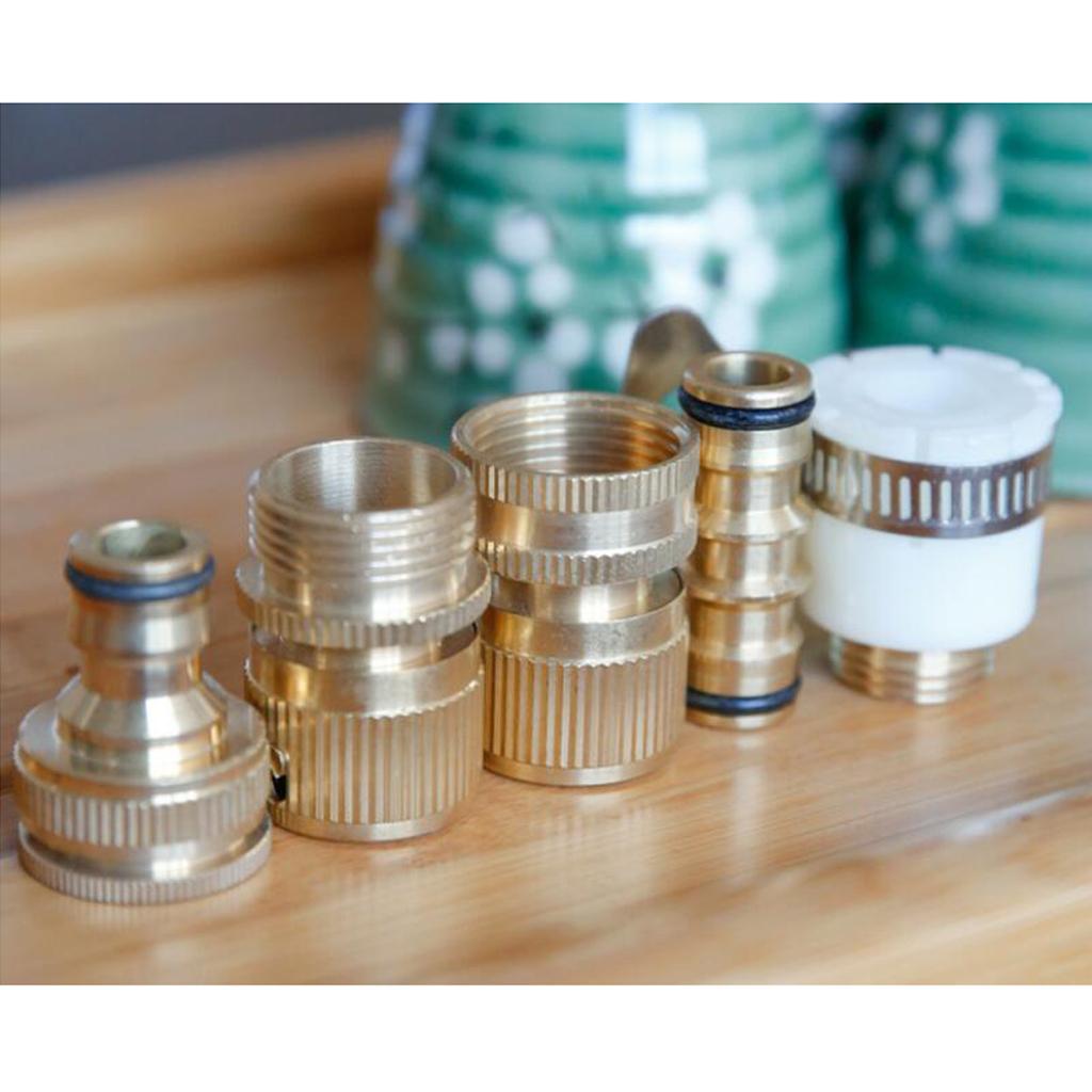 Garden Hose Quick Connector 3/4 inch Easy Connect Fitting Male and Female
