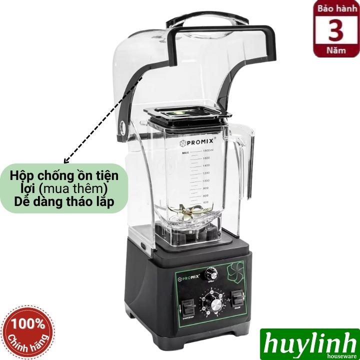 Máy xay sinh tố công nghiệp Promix PM-911B - Dung tích 2 lít - Công suất 1650W - Có hẹn giờ tới 90S - Hàng chính hãng