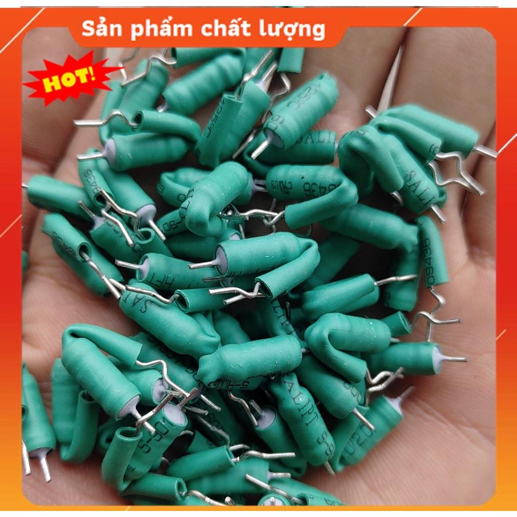 Bộ 10 Chiếc Điện Trở Cắm 1W 5R 5%, Trở Công Suất 2W 5 Ôm Loại Tốt