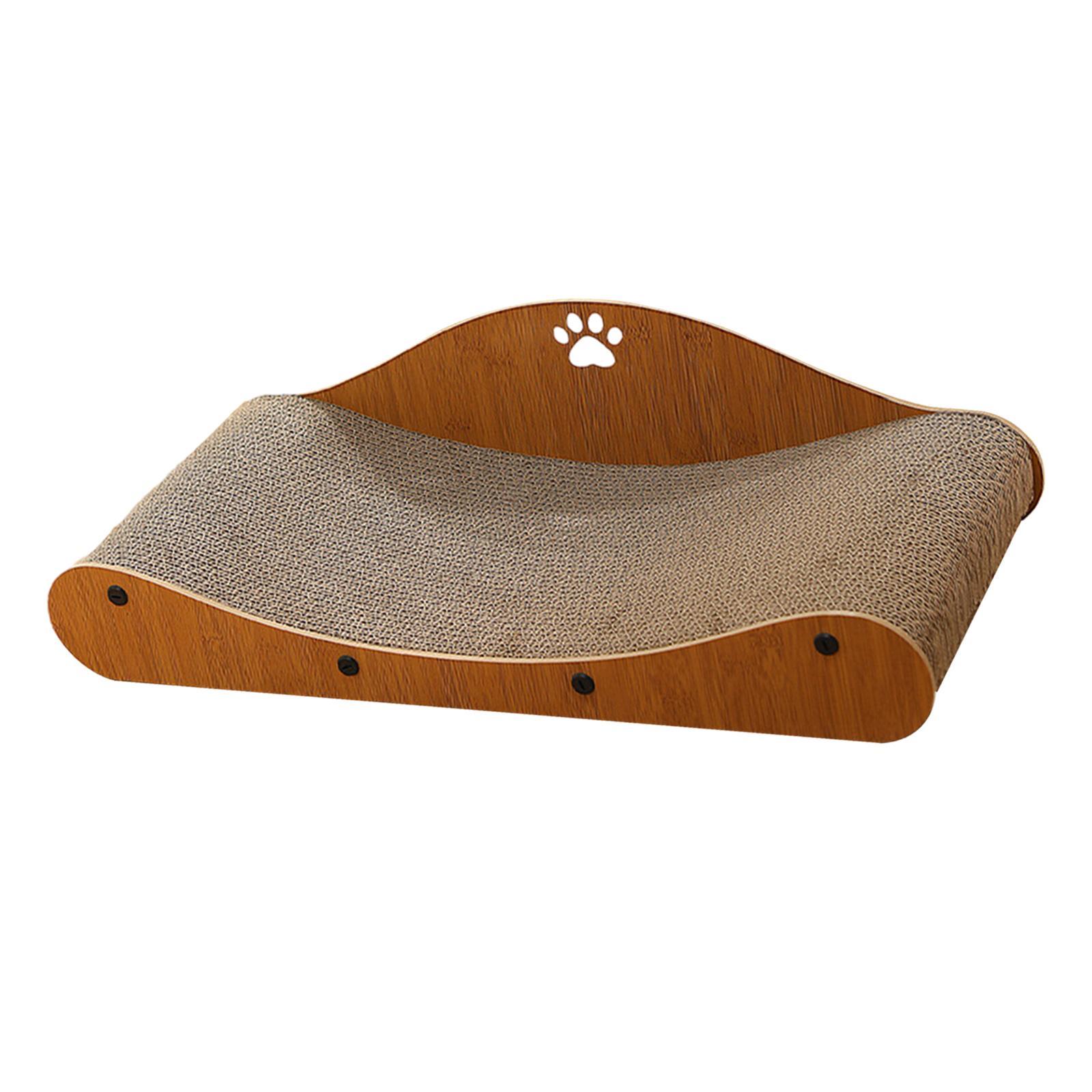 Scratching Lounge Bed Kitty Grinding Claw House Play Cat Scratcher Cardboard