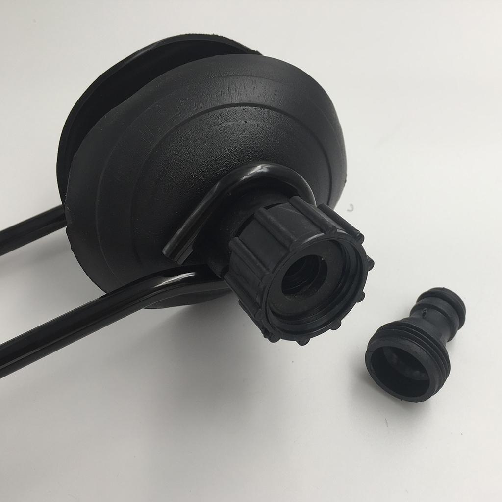 2pcs Outboard Boat Water Flow Motor Flusher Rectangular & Round Ear Muff Cup