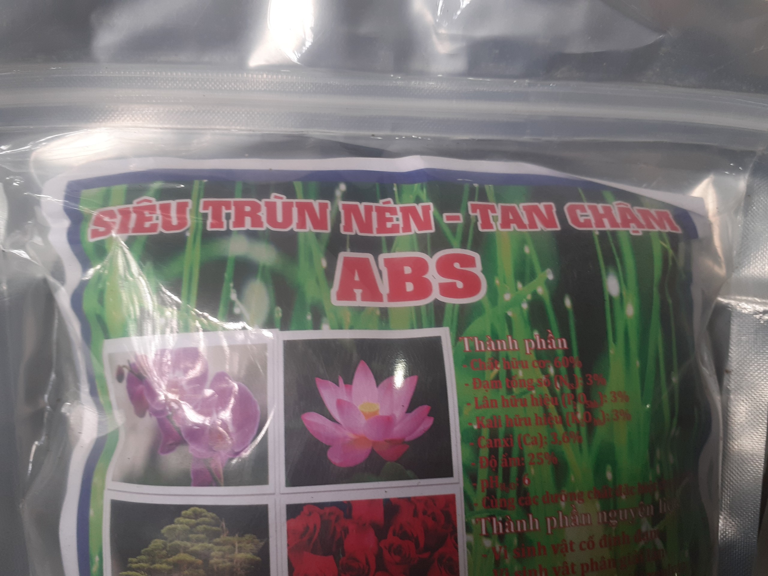 Phân trùn quế siêu trùn nén tan chậm bịch 1 ký.
