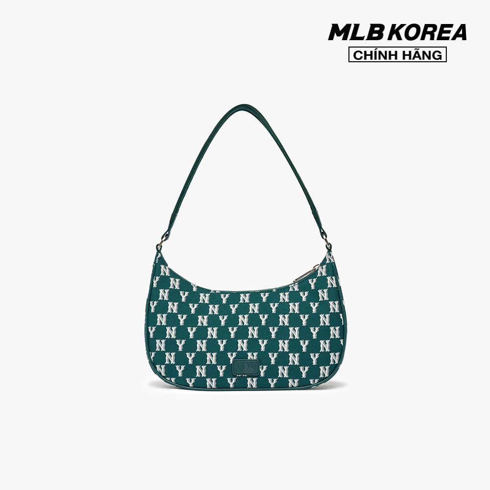 MLB - Túi đeo vai chữ nhật Classic Monogram Jacquard Hobo 3ABQS102N