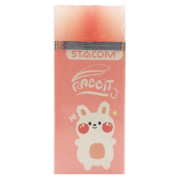 Gôm Thạch Cute Pet - Stacom-ER115B - Rabbit - Gôm Hồng Cam