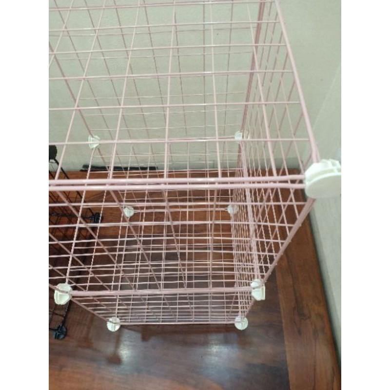 Giá để túi sách lắp ghép 2 tầng 4 ngăn tiện ích