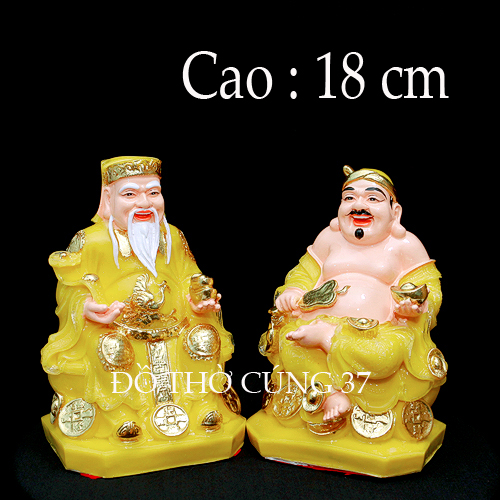 [ Cao 18 cm ] TƯỢNG THẦN TÀI THỔ ĐỊA [COMPOSITE + BỘT ĐÁ  ]