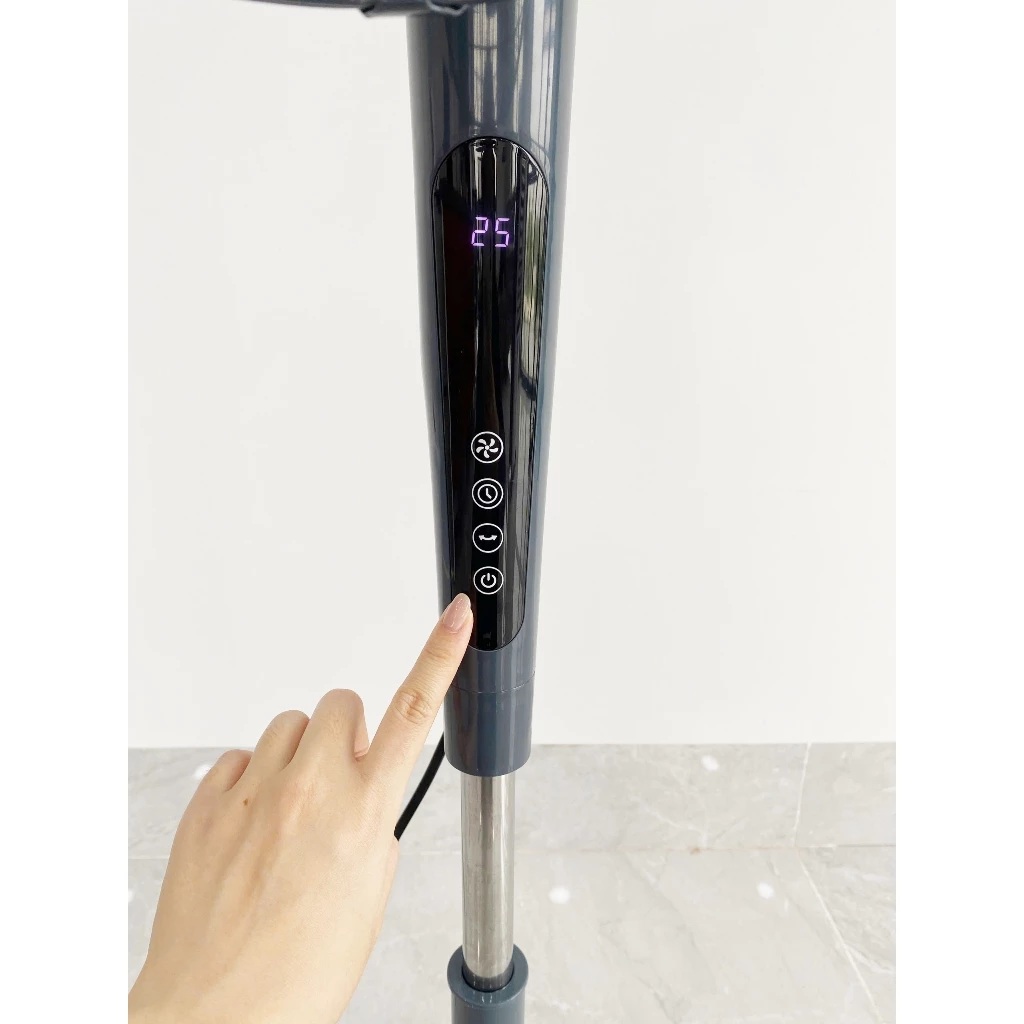 Quạt đứng Rapido RWF – 45SGD có điều khiển từ xa, hẹn giờ, công suất 55W, bảng điều khiển cảm ứng - Hàng chính hãng