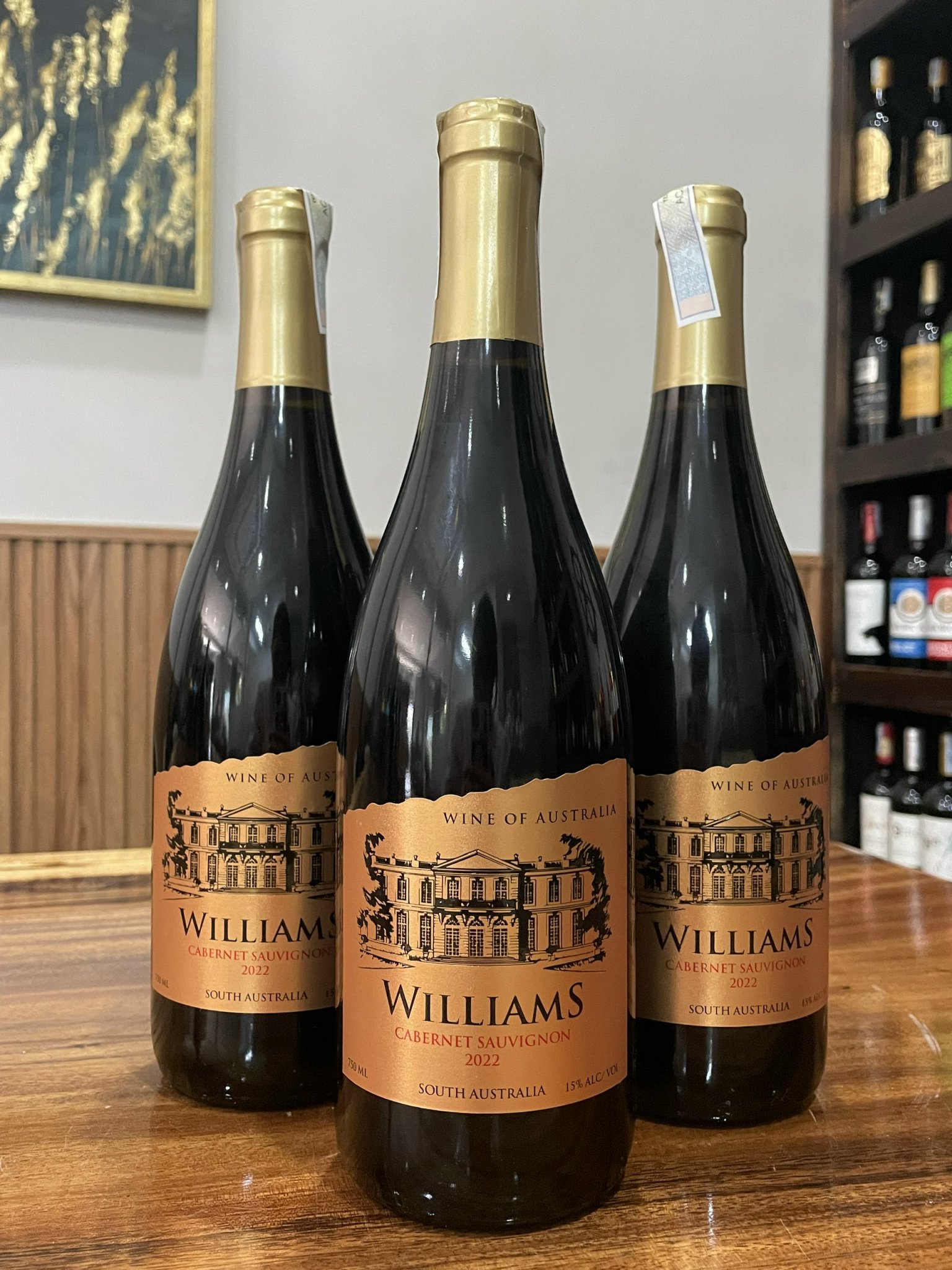 Rượu WILLIAMS Carbernet Sauvignon Nồng Độ Alc 15% 750ml