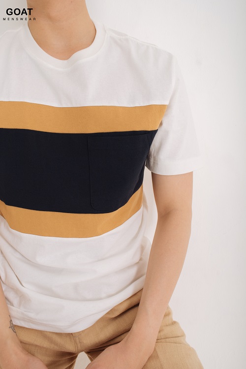 Áo Thun Nam Cổ Tròn Ngắn Tay Thời Trang GOAT MENSWEAR