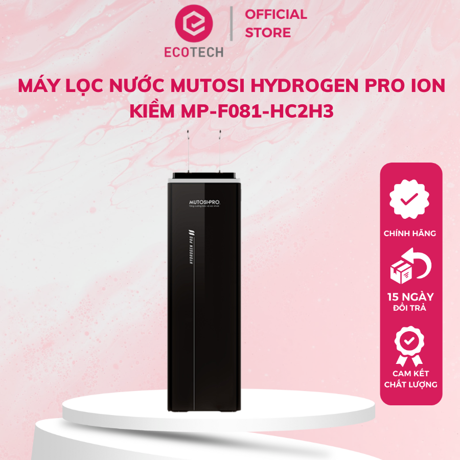 Máy lọc nước Mutosi Hydrogen Pro Ion Kiềm MP-F081-HC2H3 hàng chính hãng