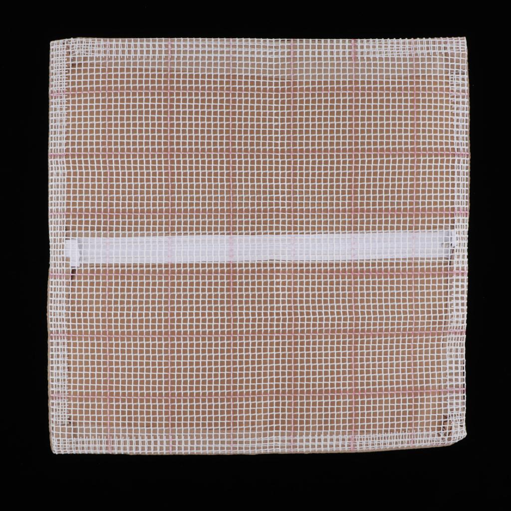 Latch Hook Kits Pillow Case Cushion Cover Making Kit 17x17" Colorful Flowers