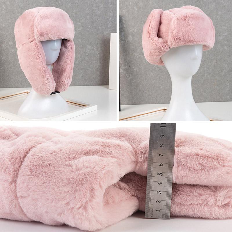 2021 Ushanka Phi Công Máy Bay Ném Bom Mũ Ấm Áp Bộ Lông Mùa Đông Huy Hiệu Liên Xô Nón Nữ Bẫy Bắt Trooper Mũ QUÂN ĐỘI NGA Earflap Mặt Nạ Tuyết mũ Lưỡi Trai