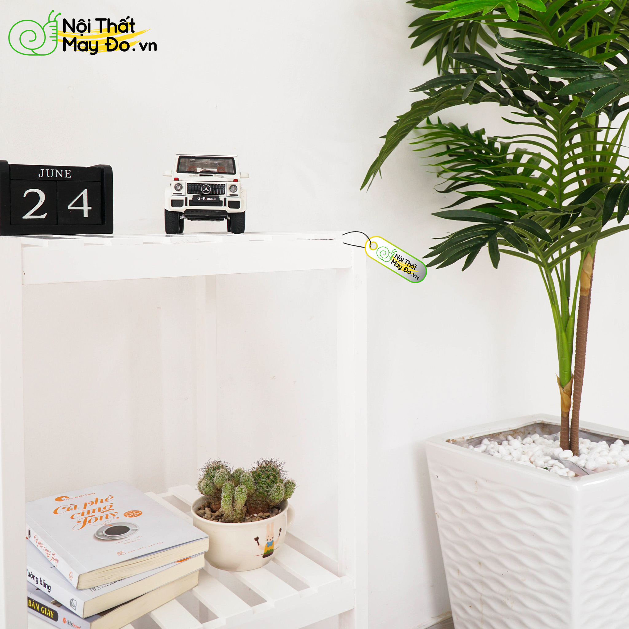 Kệ Gỗ Đa Năng- SHELF 3F - Thiết Kế 3 Tầng Hiện Đại - Chất Liệu Gỗ Thông Bền Chắc - Dễ Di Chuyển - Có 2 Màu Sắc