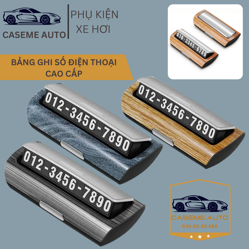 Bảng Ghi Số Trên Ô Tô Khi Dừng Đỗ Xe - Hàng Nhập Khẩu