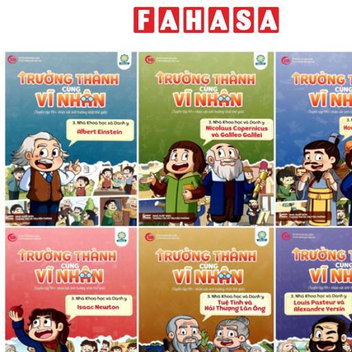 Sách - Bộ Sách Trưởng Thành Cùng Vĩ Nhân - Bộ 3 - Nhà Khoa Học Và Danh Y (Bộ 6 Cuốn)