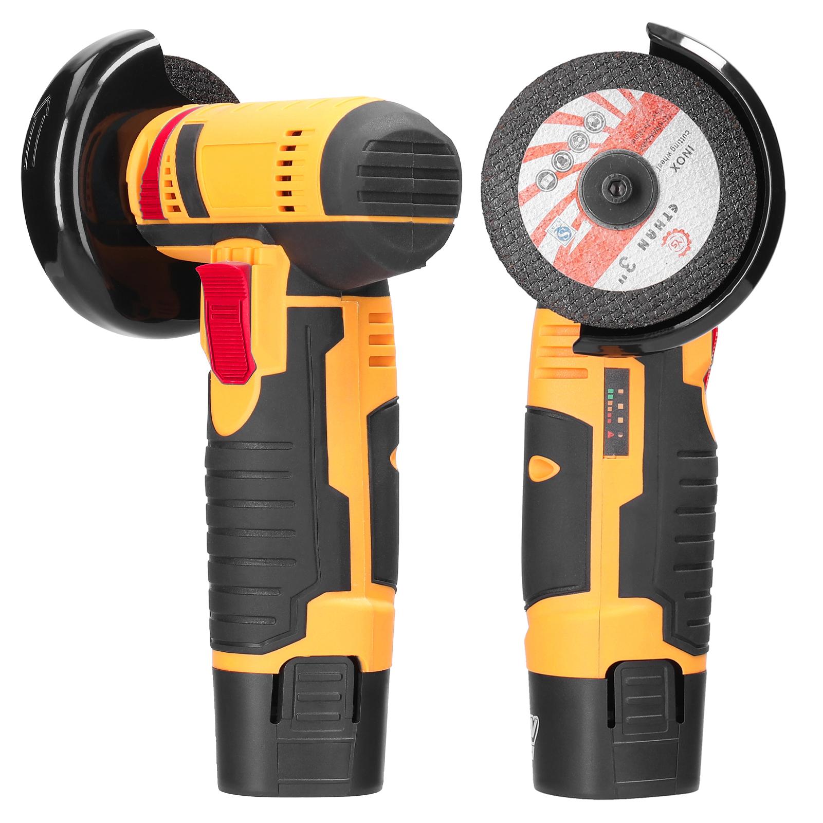 19500rpm Electric Grinding Tool Multifunctional Mini Grinder Handheld Cutter for Cutting Polishing Ceramic Tile Wood Stone Steel